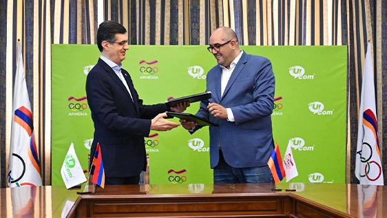 Ucom is the main sponsor of the Armenian team at the Summer Olympic Games
